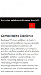 Mobile Screenshot of exclusivewindowsanddoors.com